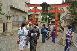 浴衣で須坂祇園祭